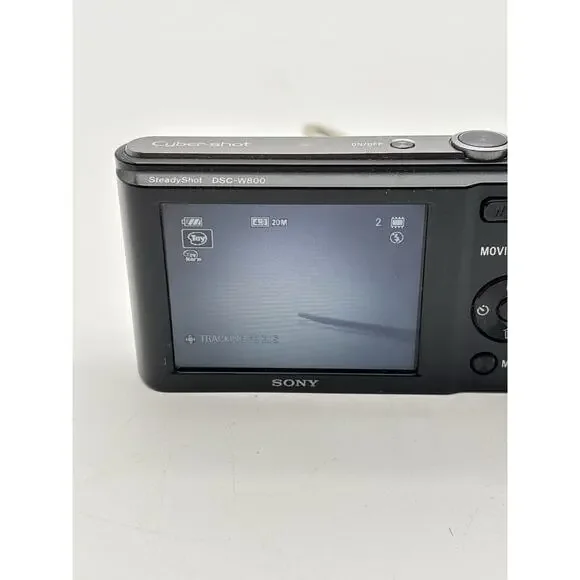 Sony Digital Camera Cybershot DSC-W800 20.1MP Tested Works. No Charger VG Cond